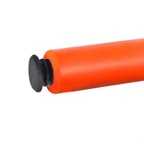 6 Pack Black Rubber for Bike Handlebar End Grips, Standard and Scooter Bar End, for Easy to Install