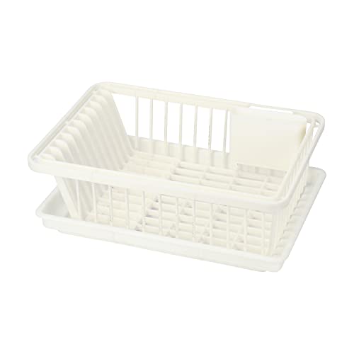 Pearl Metal Kitchen Mate HB-6353 Drainer Basket Rack, Made in Japan, White