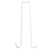 IEBUOBO 15-inch Double-Sided Wreath Hook on The Door-Large Wreath for Christmas, Metal Hook Wreath,