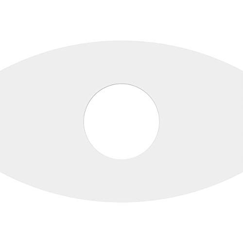 Image of Ekena Millwork CMP16X10KY-05000 Kailey Architectural Grade PVC Contemporary Urethane Ceiling Medallions 16 inchW x 10 5 /8 inchH x 5 inchID x 8 1 /2 inchC x 1 inchP