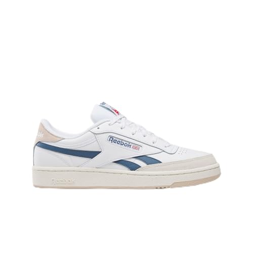 Reebok Club C Revenge Mixte Sneaker, Ftwwhite Twilightblue Mutedclay, 44 EU