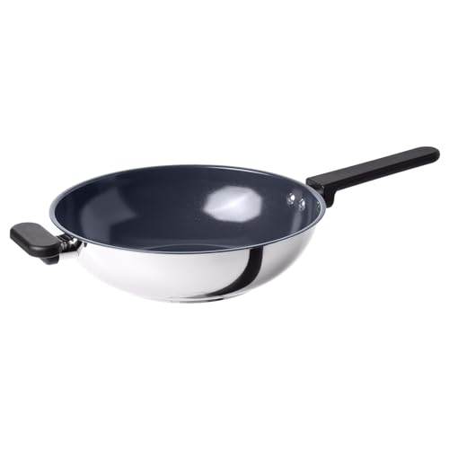 IKEA Wok MIDDAGSMAT, revestimiento antiadherente/acero inoxidable, 28 cm