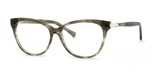 Montura de vista CH537 Opera gafas elegantes de mujer en color marrón satinado duradero