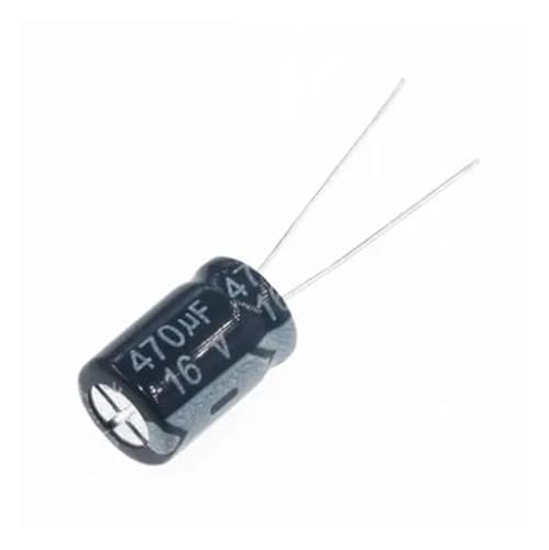 Condensateur radial 16V 470uF pour remplacer les composants usés des cartes mères 8x12mm