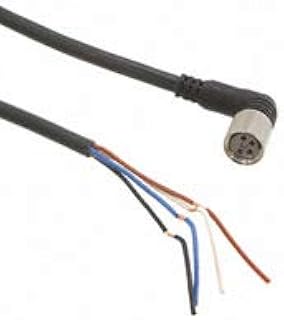 OMRON XS3F-E422-402-A Sensor Cable, Connector End A: Right Angle Socket, 4 Position, Female, 2nd Connector Type: Wire Leads, 2 m