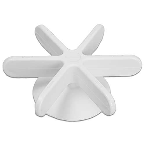 Slow Feeder Insert for Dog Bowls - 5.5" x 5.5" x 2" Snowflake Design Slow Feeder Dog Bowls Accessories with Suction Cup - Easy to Clean Oleophobic Dog and Cat Feeding Pet Supplies