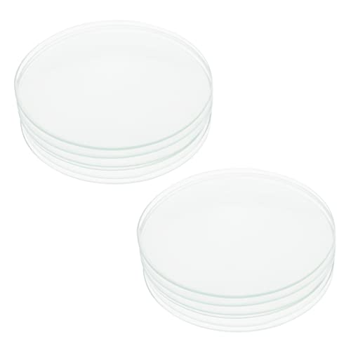 PRETYZOOM School Laboratory Watch Glasses 10pcs Round Chemistry Experiment Glass Dishes