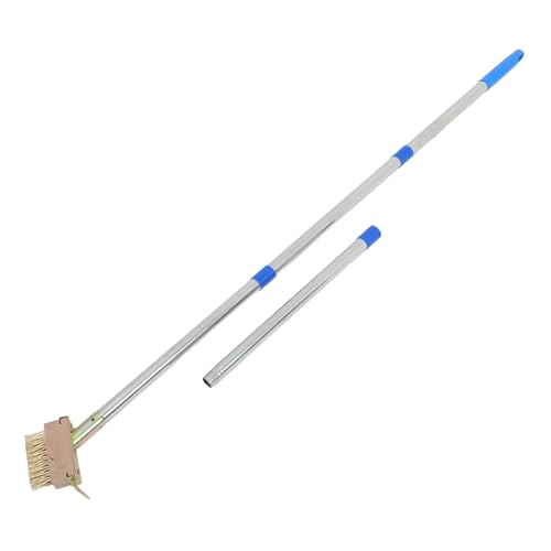 Mipcase Brosse De Nettoyage Manuelle À Poils en Acier pour Un Démoussement Efficace des Trottoirs Et des