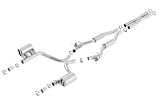 BORLA 140640 Cat-Back Exh. for 2015-2023 Dodge Challenger SRT 392/392 Hemi/Scat Pack 6.4L V8 AT/MT RWD With MDS (cyl. deactivation) Valves. BORLA Does NOT Include Tips Use Factory Bezel/Valance