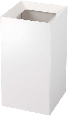 Yamazaki Home Plastic | Trash Can, One Size, White