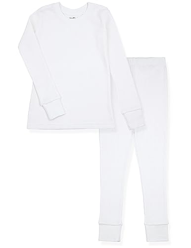 Studio 3 Kids' Thermal Long John Set for Boys - 4 Piece Underwear Long-Sleeve Shirt and Bottom - Cold Weather Base Layer Set3