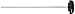 Wera 05013333001 Hex-Plus 454 Hex T-Handle Screwdriver, 4mm Head, 350mm Blade Length