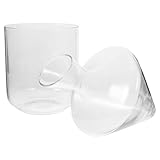 Seau à glace en verre : fabriqué en verre de haute qualité, utilisable comme carafe ou seau à glace