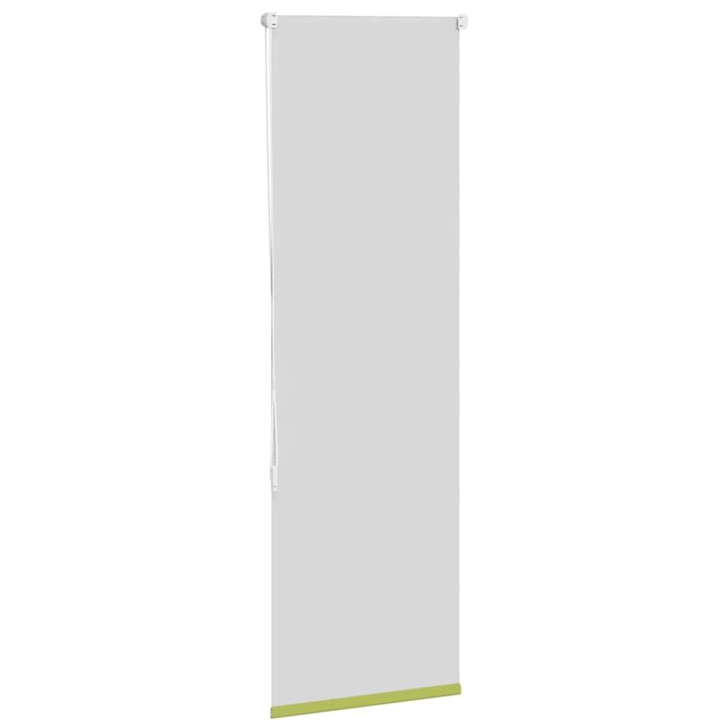 Store enrouleur occultant vert 40x150cm en polyester opaque pour fenêtre