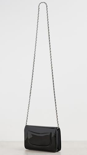 Women's Pre-Loved Chanel Coco Mark Chain Wallet, Black, One Size3