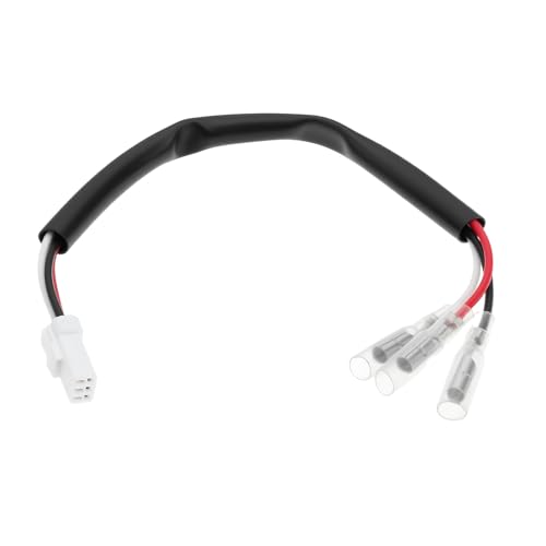 Briny River Câble Adaptateur de Feu Arrière de Moto 3 Broches Compatible avec Ducati KTM Triumph