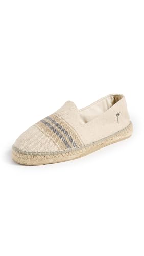 manebi Men's Canvas Stripe Classic Espadrilles