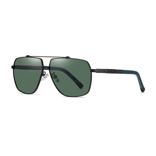 Lunettes de soleil polarisées classiques MUTYNE double pont pour hommes protection yeux style vintage