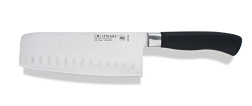 Crestware KN162 Elite Pro Granton Cleaver, 7