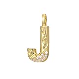 PAMTIER Inicial Collares para Mujeres A-Z Letra Oro Chapado Acero Inoxidable Circonita Cúbica Personalizado Declaración Delicado Alfabeto Cadena Charm Elegante Delicado Colgante Joyería Oro Carta J