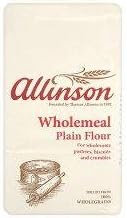 Allinson Wholemeal Plain Flour 1KG