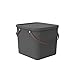 Produktbild Rotho Albula Aufbewahrungsbox 40l mit Deckel, Kunststoff (PP recycelt), anthrazit, 40l (40.0 x 40.0 x 34.0 cm)