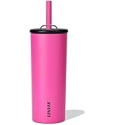 LINVIA Candy Tumbler, 20 oz Kids Insulated Stainless Steel Water Bottle with Spill Resistant Sili...