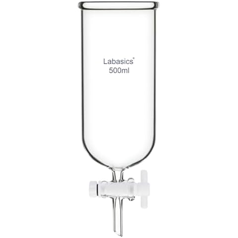 Labasics 500ml Teflon Stopcock Dropping Funnel Cover
