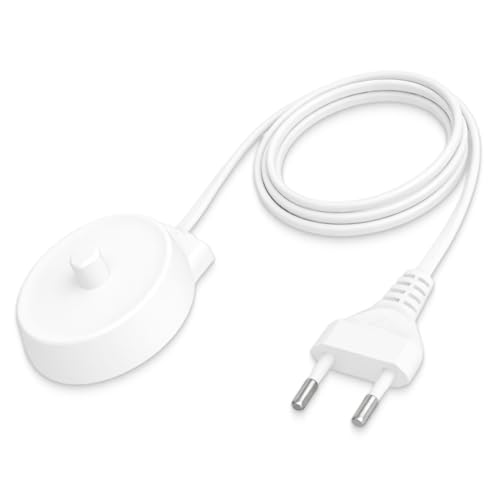 Compatibilità completa: Adatto come base di ricarica di ricambio per molti spazzolini elettrici, incluse le serie Pro, Genius e Smart e i modelli compatibili iO4/iO5/iO6. Compatibile con tipo 3757 e basi di ricarica induttive simili – ideale se il caricatore originale è stato perso o non funziona più.
