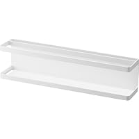 ☘️マグネット 調味料ラック 冷蔵庫サイドラック ホワイト Amazon｜山崎実業(Yamazaki) マグネット 冷蔵庫サイドラック ホワイト