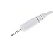 BabyValley DC Charger Compatible for Stylus Pen HyperGear H2O, for SoundBot SB510 3.0 Shower Speaker Barrel Jack 2.0mm Rechargeable USB Charging Cable for Mini S530, for NENRENT S570/Q13 (white1)