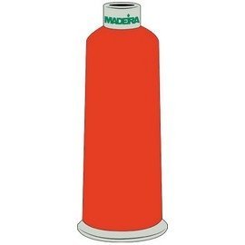 Madeira hilo de poliéster 5,500yd naranja miniatura 1