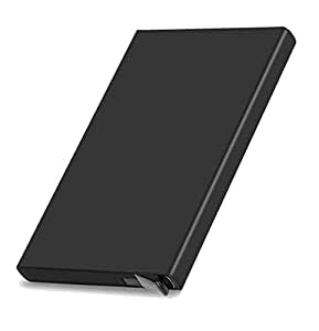 Celebr8Personalized Card Holder, Minimalist Slim RFID Blocking Credit Card Pop Up Wallet, Slim Metal Card Case, Wallet for Men, Pop-Up Debit/ATM Men/Women Card Holder, Compact Customized Card Case