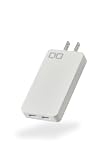 CIO 充電器 65W USB-C 2ポート 薄型[12.5mm] 軽量 180°スイングプラグ ノートPC MacBook Air iPhone PD 急速充電 NovaPort SLIM DUOⅡ 65W 2C ホワイト image