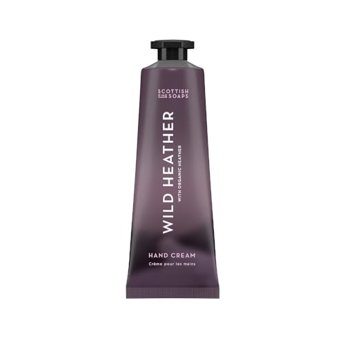 Scottish Fine Soaps Wild Heather Hand Cream 30ml – Travel-Size Shea Butter Hand Cream with Calming Heather Scent