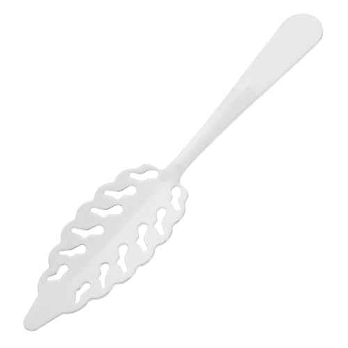 Garneck Cucchiaio Per Assenzio in Acciaio Inossidabile Colino Portatile Per Filtrare Assenzio Cucchiaio Per Cubetti Filtro Multifunzione Per Bar e Casa