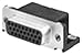TE CONNECTIVITY / AMP 1-1734530-1 D SUB CONNECTOR, STANDARD, 15POS, RCPT (1 piece)