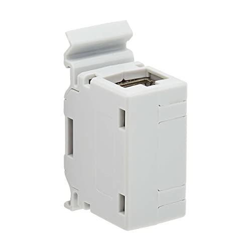 Acoplador RJ45 Cat6a montable DIN-Rail macho a macho miniatura 5
