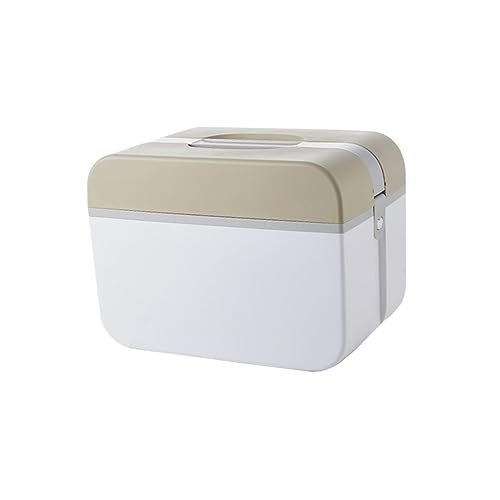 FOYTOKI Multi-Functional Medicine Case with Double Layer Storage Box Medicine Storage Organizer Box for Home Office School Outdoor Traveling