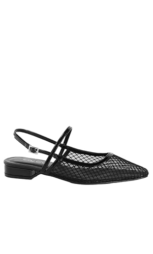 Image of City Chic Plus Size Flat - Wide Fit Lily Mesh
