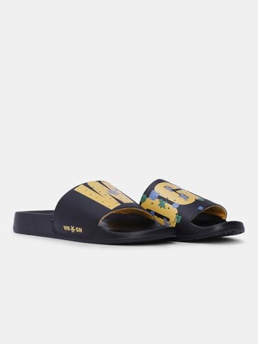 Image of WROGN Men's Anti-slip Sliders | Lightweight EVA Sole | Foam Padded Comfort
