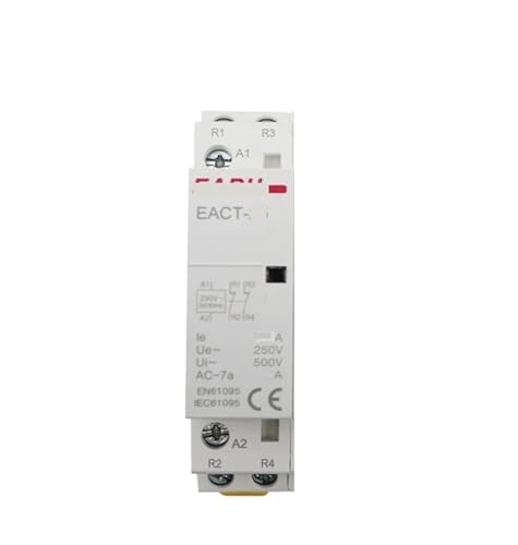 Contacteur AC modulaire 2P 16A 2NC inverseur jour nuit pour tableau électrique 230V