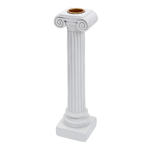 Vosarea Antique Roman Column Candlestick Roman Column Candle Holder Greek- Style Aromatherapy Candlestick Candlelight Centerpiece Dinner Wedding Candle Holder For Party Event Decor #TOP3
