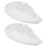 Healifty Piatto per Ravioli e Gnocchi 2Pezzi Vassoio per Cibo e Antipastiera Pratico per Servire Snack in Eventi e Feste Riutilizzabile