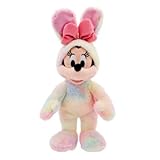 Disney Store Official Easter Plush - Cute Plushies with Pastel Dyes, Floppy Ears, and Cottontail - Soft Kids Toy with Embroidered Features - Plush Toys in Bunny Costume - Minnie Mouse