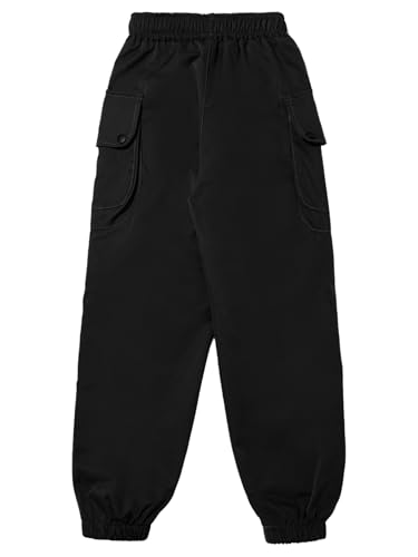 Boys Cargo Pants Elastic Waist Sweatpants Kids Casual Jogging Trousers Hiking Workout Pants for Outdoors4