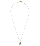 SIX Kette vergoldet aus 925er Silber mit Female-Anhänger für Damen (386-814)