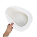 Ipetboom Portable Bedpan for Elderly Patients Leakproof Design Ergonomic Comfort for Hospital Home Use Lightweight Bedside Urinal for Bedridden Care