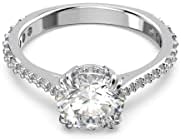 Swarovski Constella Cocktail Ring Jewelry Collection, Pavé Cut, C...