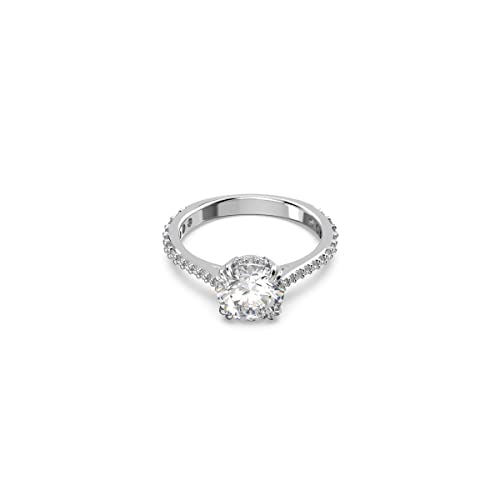 Bague cocktail Swarovski Constella en cristaux transparents